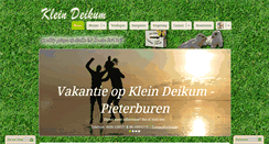 Desktop Screenshot of kleindeikum.nl