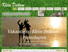 Tablet Screenshot of kleindeikum.nl